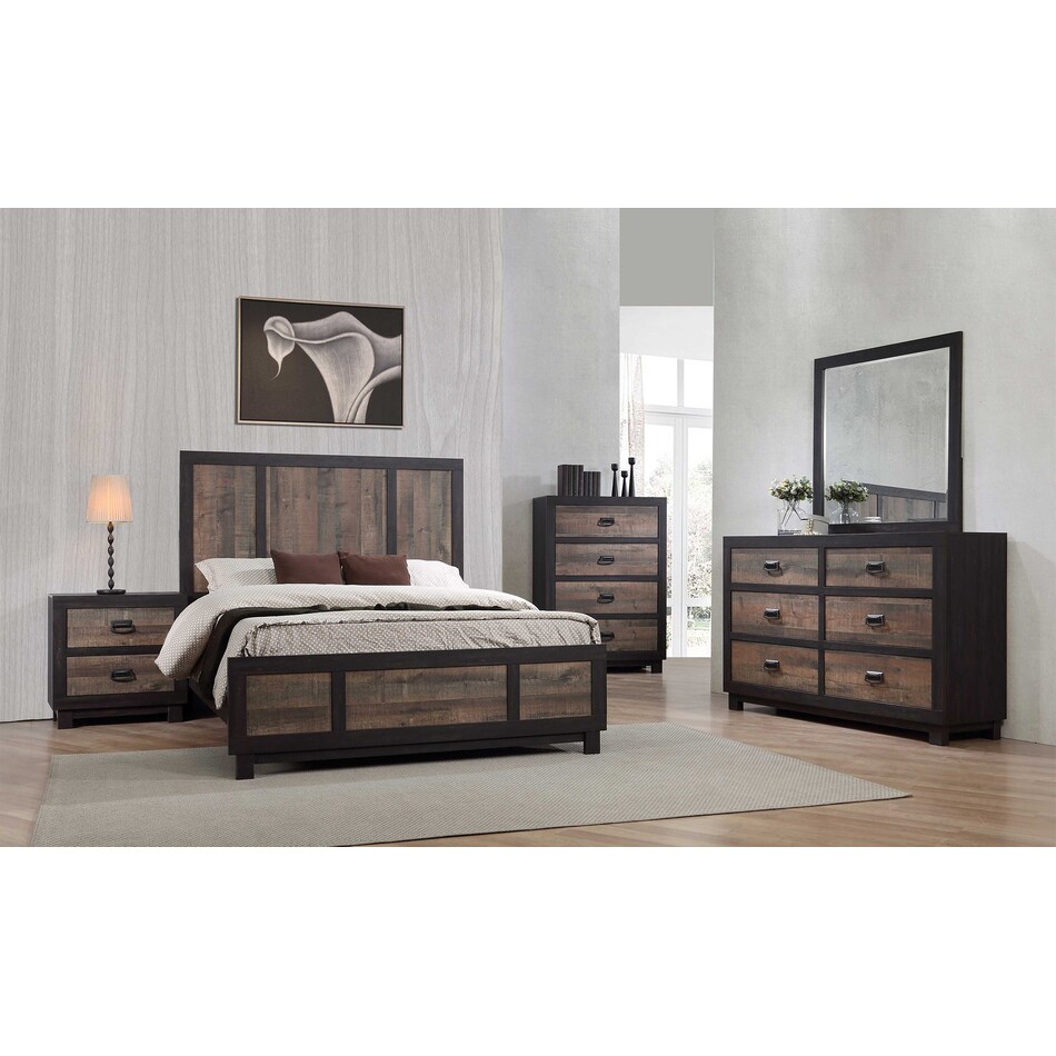 haines dark chocolate dresser   
