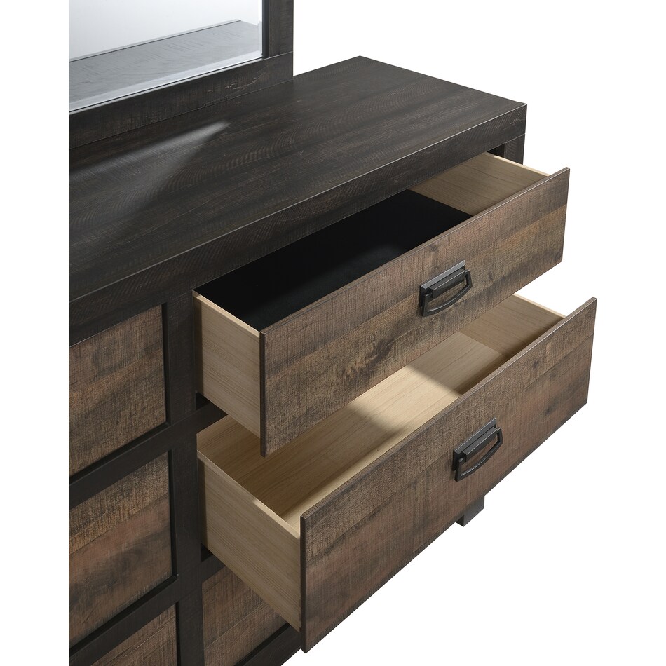 haines dark chocolate dresser   