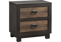 haines dark chocolate nightstand   