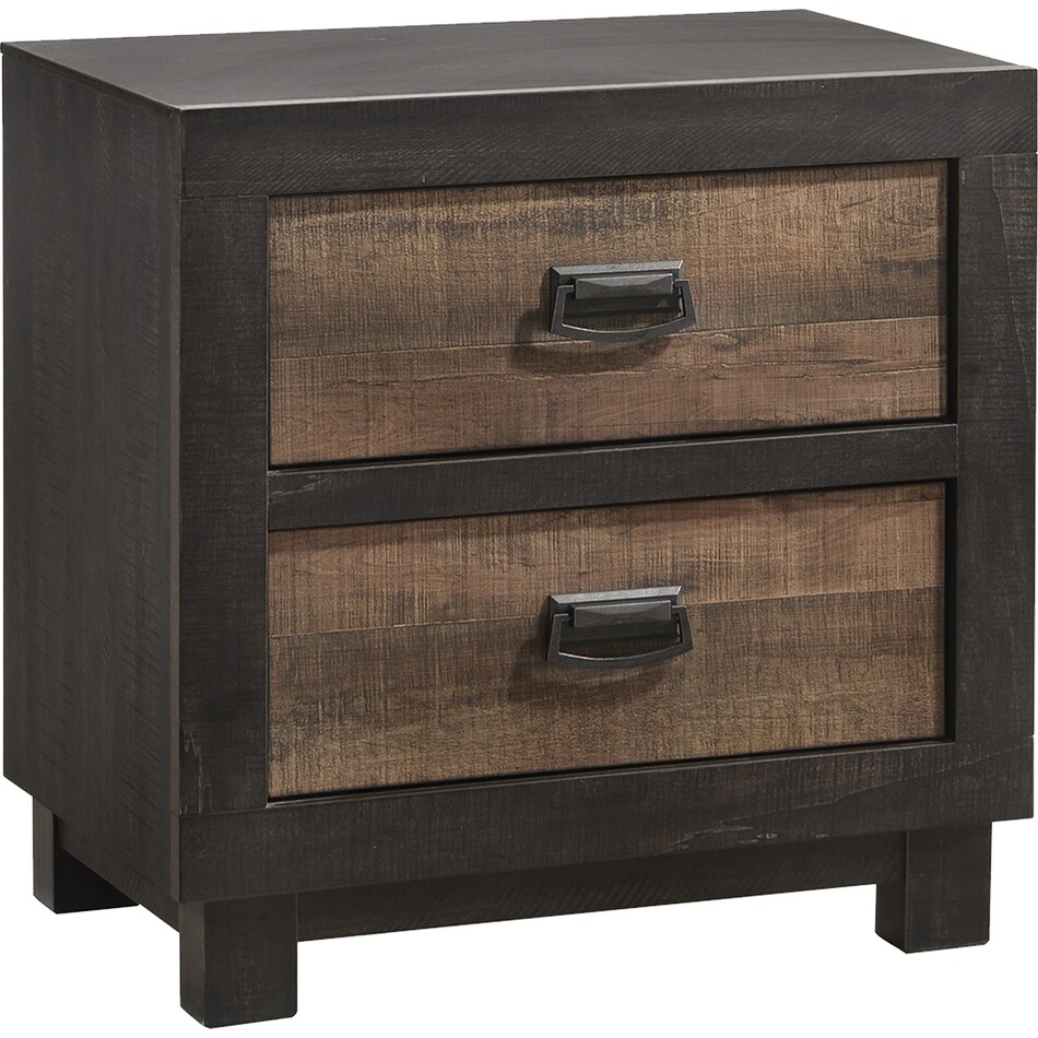 haines dark chocolate nightstand   