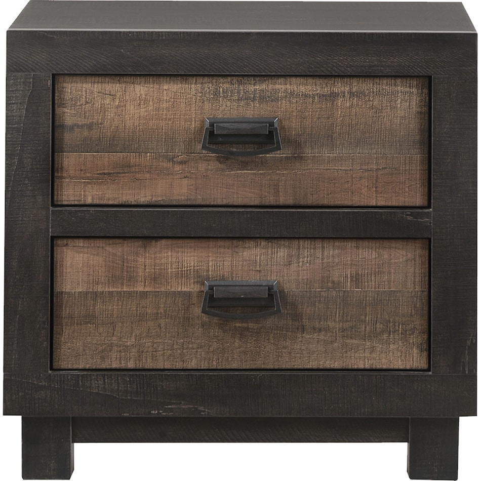 haines dark chocolate nightstand   