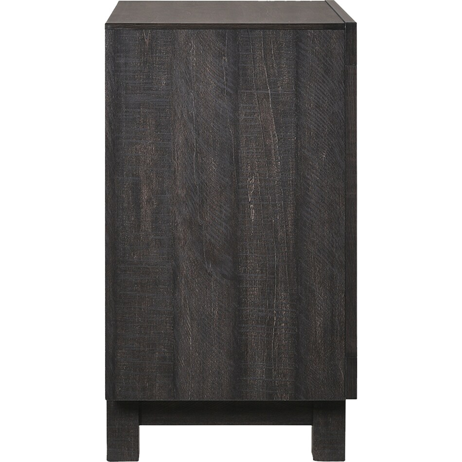 haines dark chocolate nightstand   