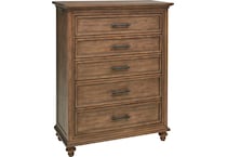 hallie dark brown chest   