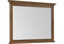 hallie dark brown mirror   