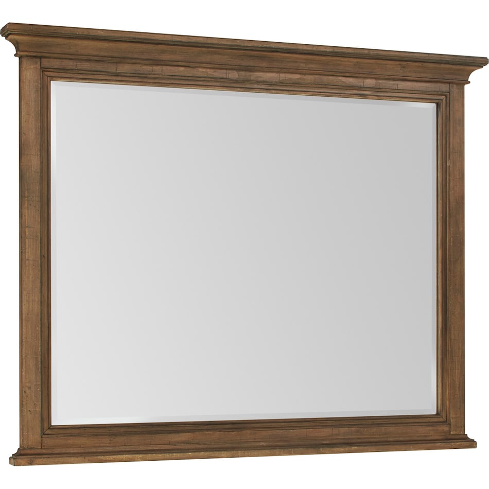 hallie dark brown mirror   