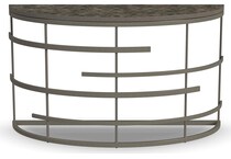 halstead soft silver sofa table   