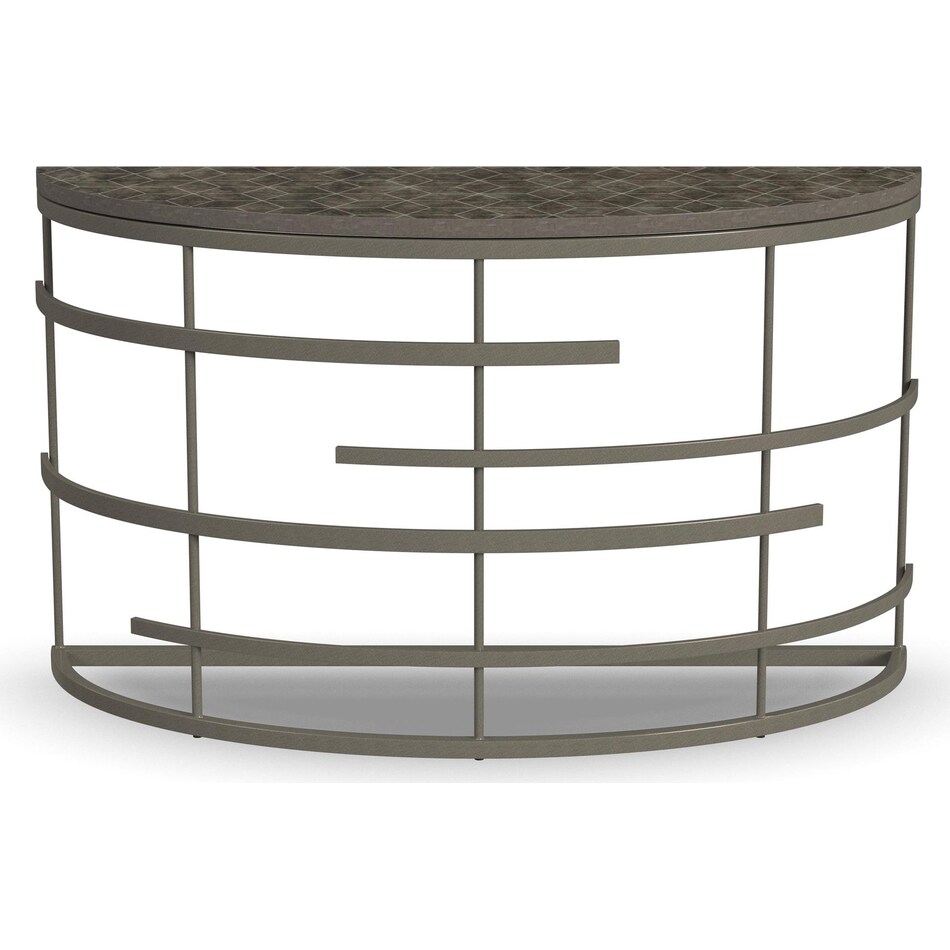 halstead soft silver sofa table   