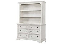 halston brushed white bookcase   