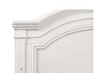 halston brushed white crib   