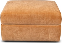 hametown andrew cognac ottoman   