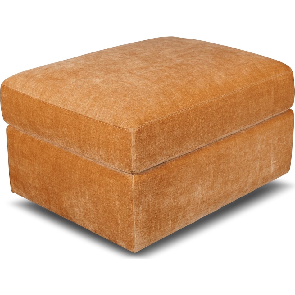 hametown andrew cognac ottoman   