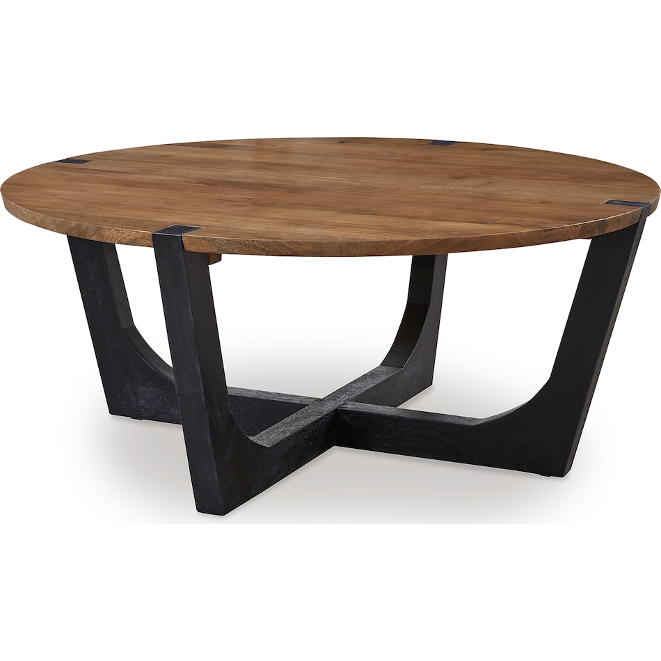 hanneforth brown cocktail table   