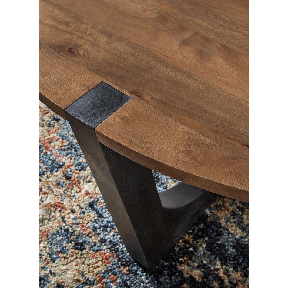 hanneforth brown cocktail table   