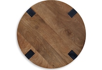 hanneforth brown end table   