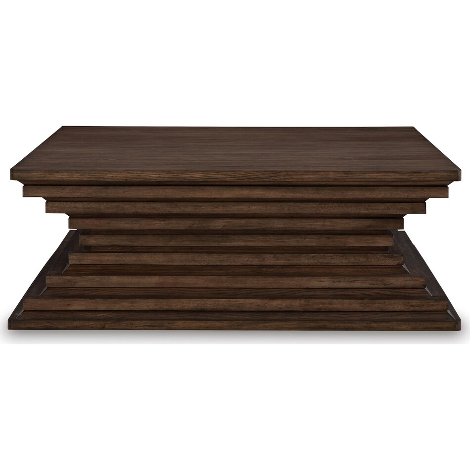 hannodream warm brown cocktail table   