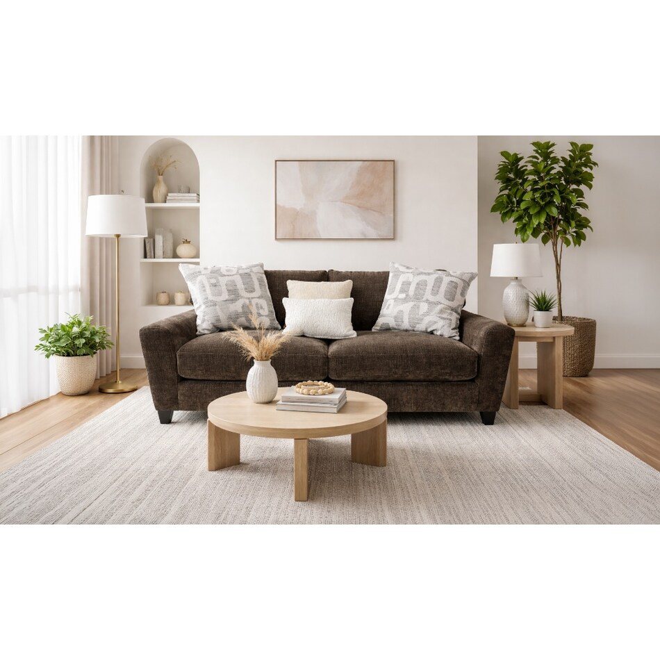 harlow brown sofa   