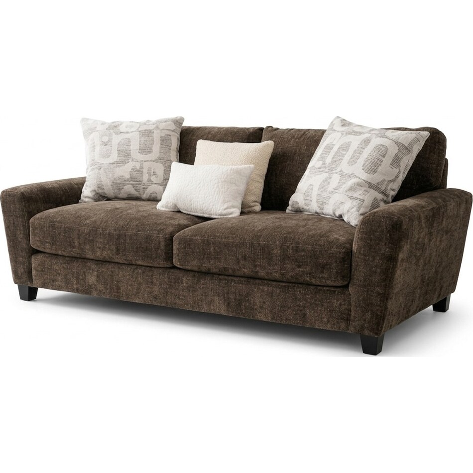 harlow napa brown sofa   