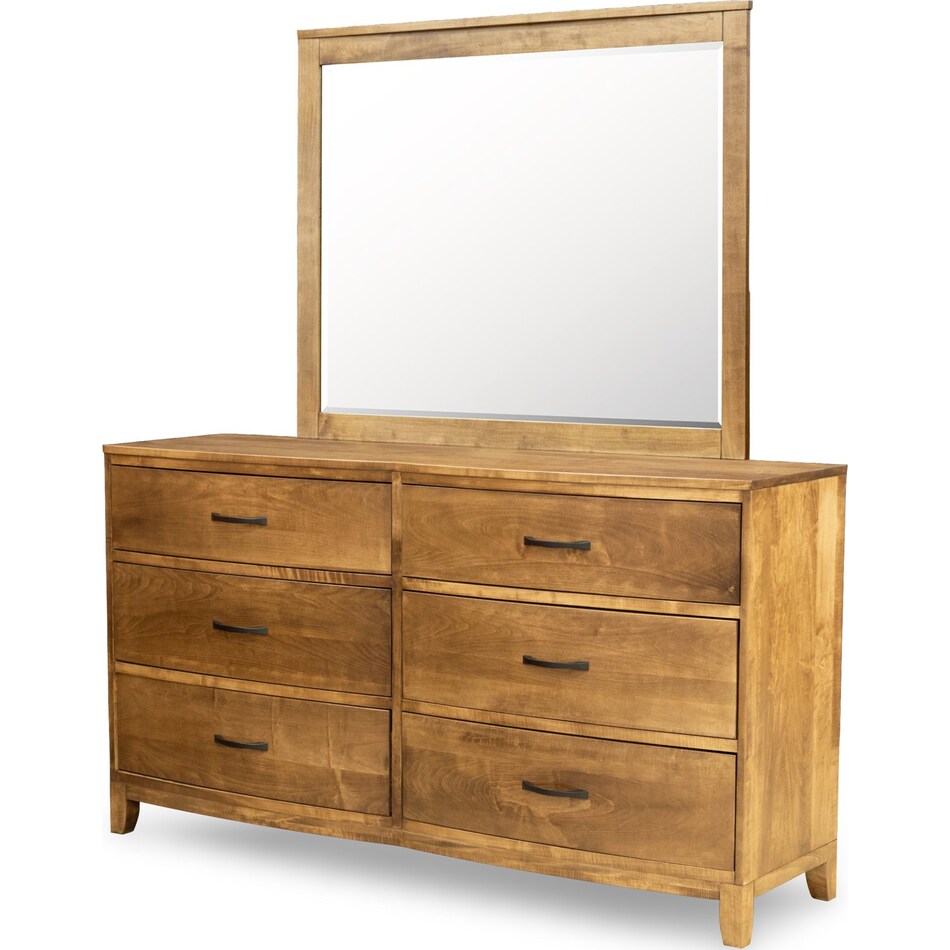 harlow pecan dresser   