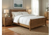 harlow pecan nightstand   