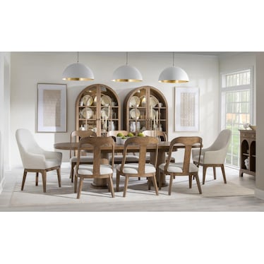 HARMONY DOUBLE PEDISTAL TABLE