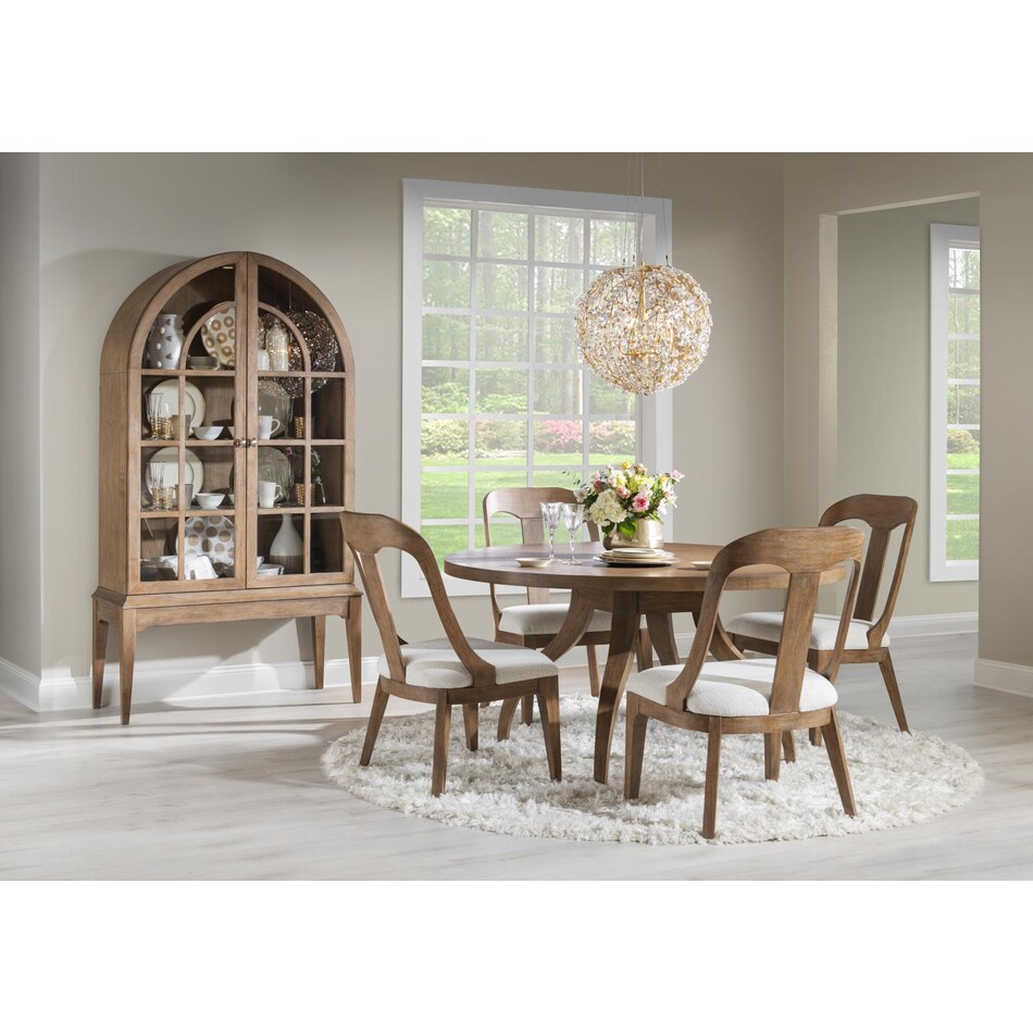 harmony brown side chair   