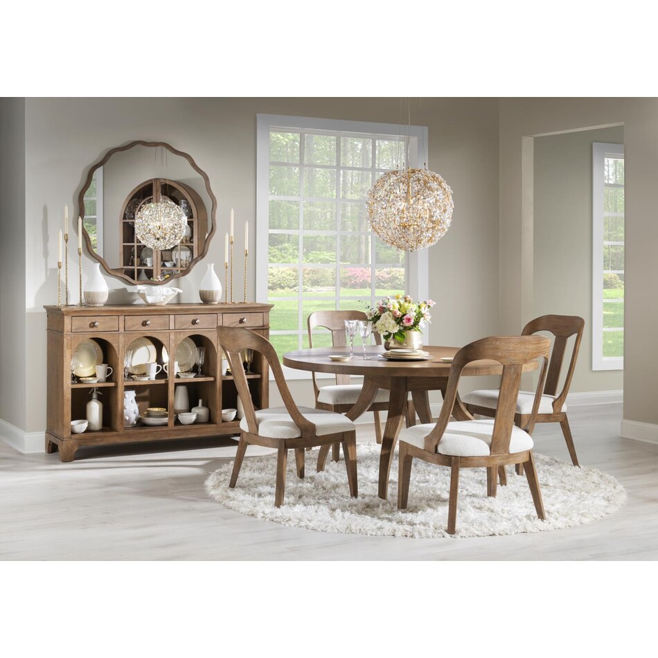 harmony brown sideboard server   