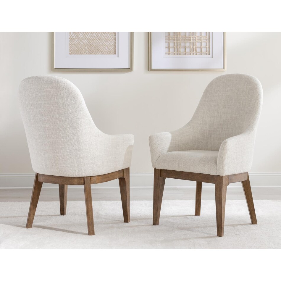 harmony ovation tweed finish dorel asbury oyster arm chair   