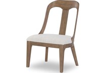 harmony ovation tweed finish dorel asbury oyster side chair   