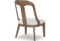 harmony ovation tweed finish dorel asbury oyster side chair   