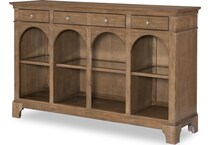 harmony ovation tweed finish sideboard server   