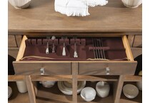harmony ovation tweed finish sideboard server   