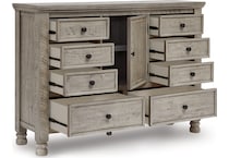 harrastone gray dresser   