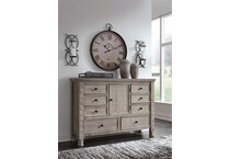 harrastone gray dresser   