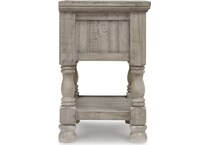harrastone gray nightstand   