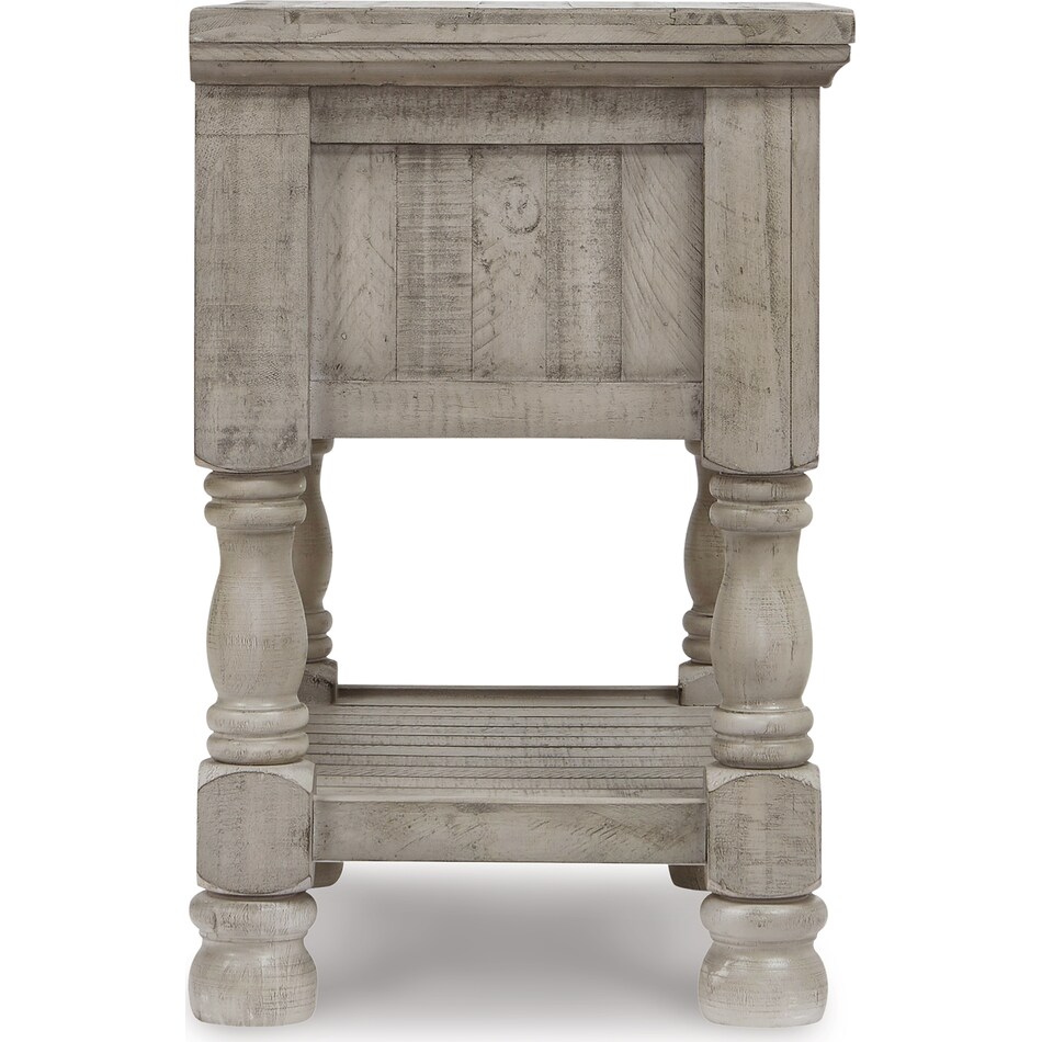 harrastone gray nightstand   