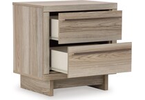 hasbrick tan nightstand   