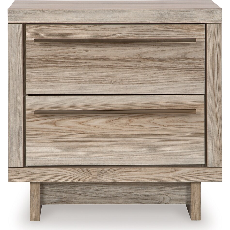 hasbrick tan nightstand   