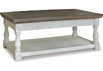havalance white gray cocktail table   