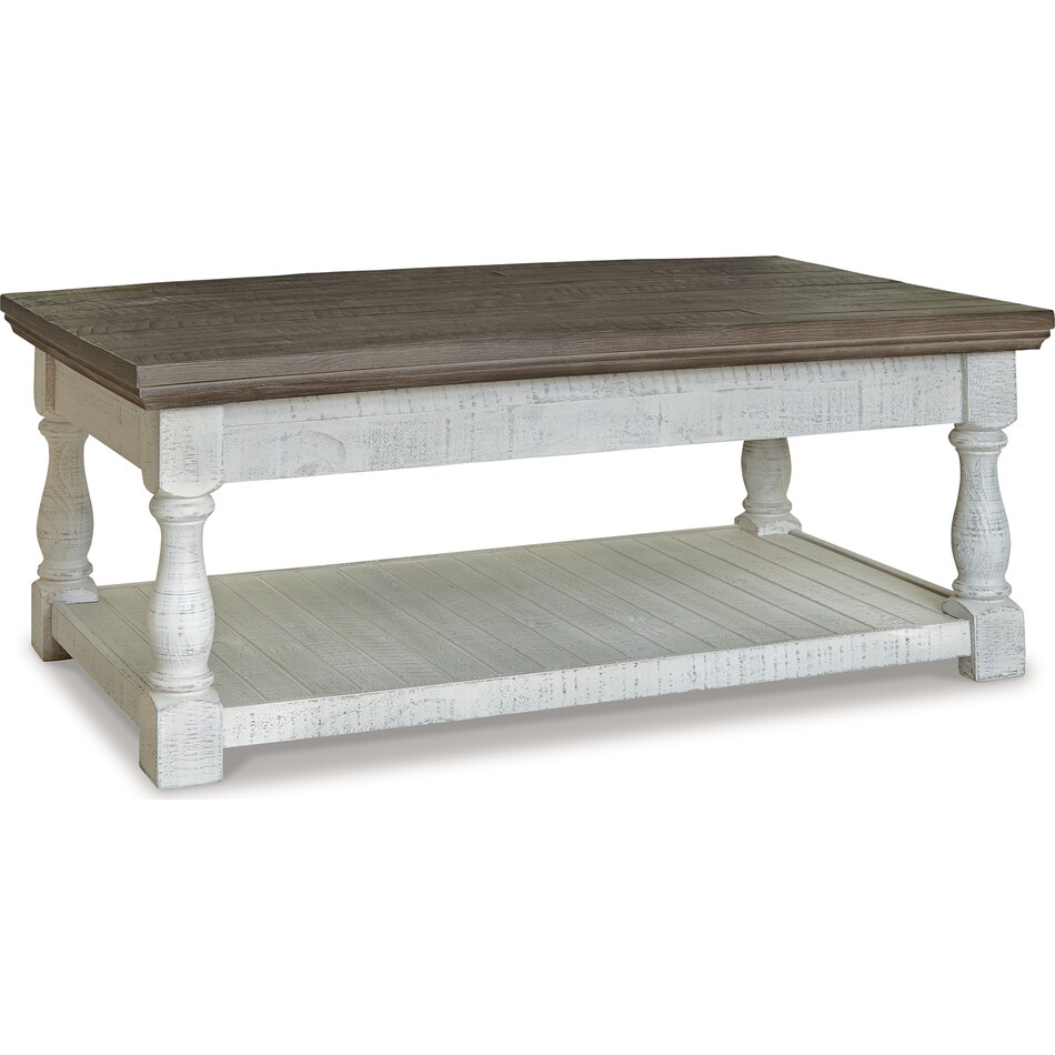 havalance white gray cocktail table   
