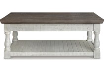 havalance white gray cocktail table   