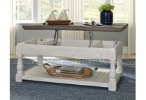 havalance white gray cocktail table   