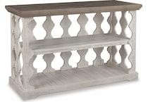 havalance white sofa table   