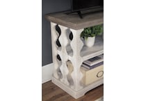 havalance white sofa table   