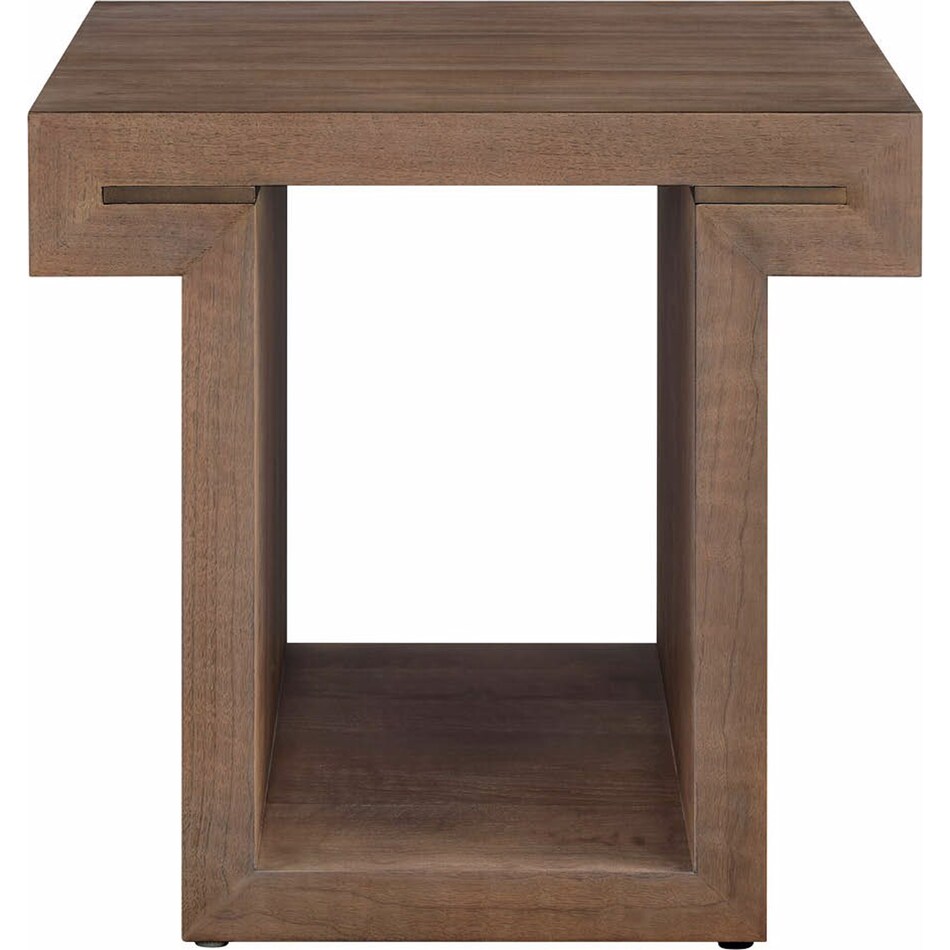 haze brown end table   