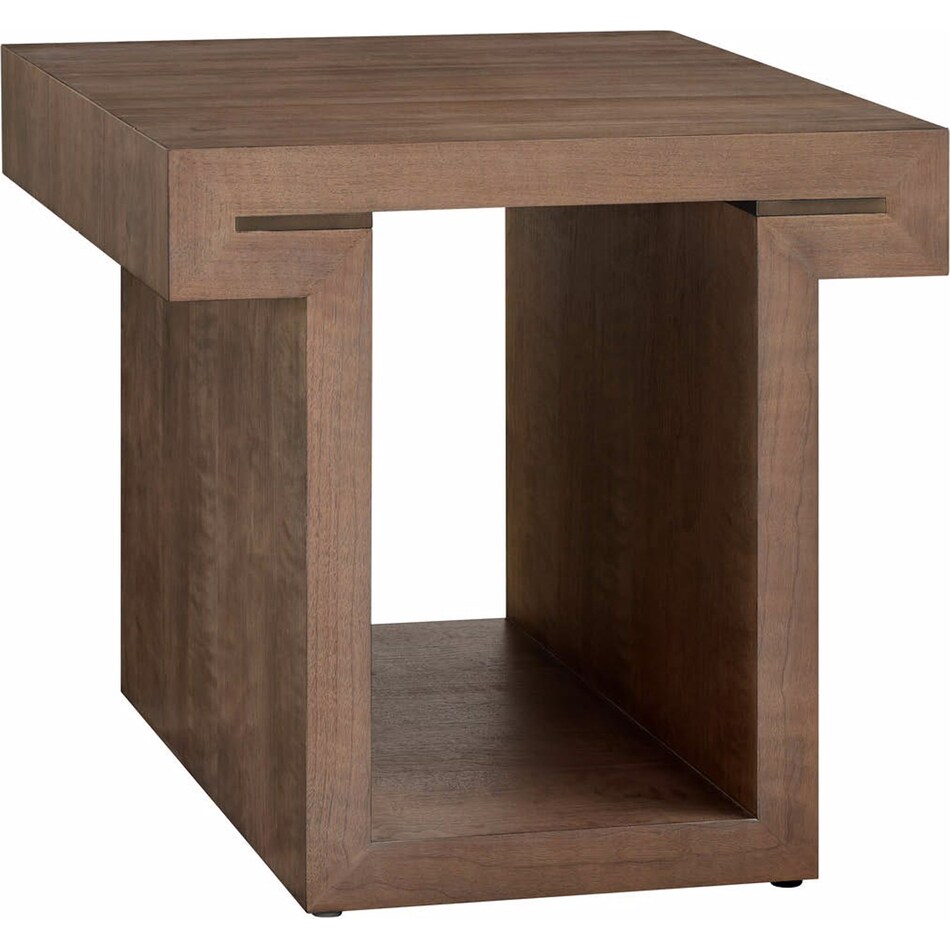 haze brown end table   