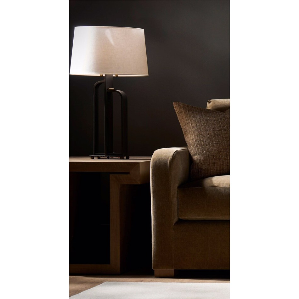 haze brown end table   