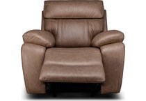 hazelnut stokes toffee recliner   