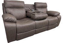 hazelnut stokes toffee reclining loveseat   