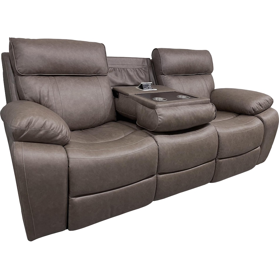 hazelnut stokes toffee reclining loveseat   