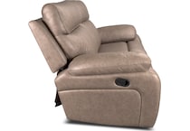 hazelnut stokes toffee reclining loveseat   
